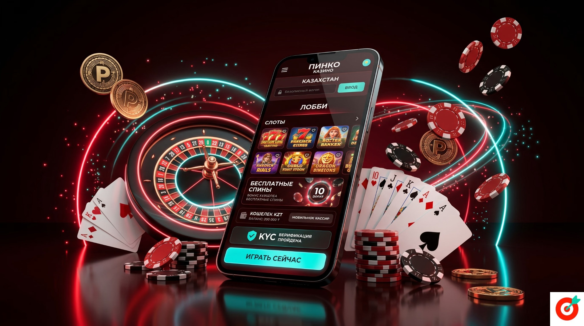 Главная страница Pinco Casino с входом и игровыми разделами
